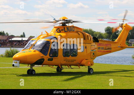 Lincs & Notts Air Ambulance Banque D'Images
