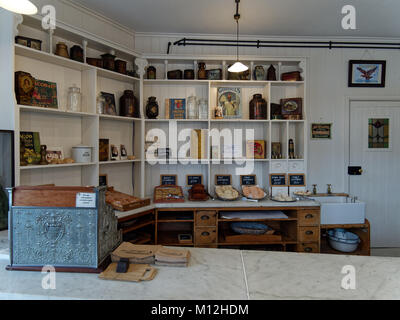 STANLEY, County Durham/UK - 20 janvier : à l'intérieur d'une ancienne boulangerie dans le Nord de l'Angleterre Open Air Museum à Stanley, County Durham le 20 janvier, 2018 Banque D'Images