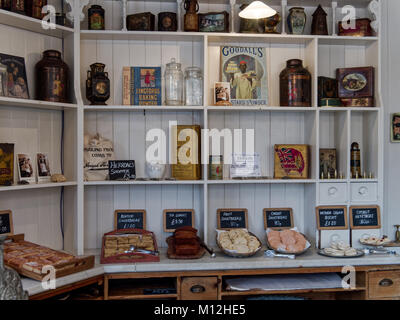 STANLEY, County Durham/UK - 20 janvier : à l'intérieur d'une ancienne boulangerie dans le Nord de l'Angleterre Open Air Museum à Stanley, County Durham le 20 janvier, 2018 Banque D'Images