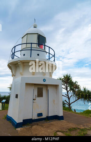 Tête de Fingal, NSW, Australie- Décembre 22, 2017 : Fingal Head Lighthouse, érigé en 1872 et construit en pierre et peint en blanc en Nouvelle Galles du Sud, Aust Banque D'Images