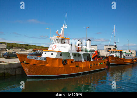 Cape North Harbour ferry Cape clear West Cork Irlande Banque D'Images