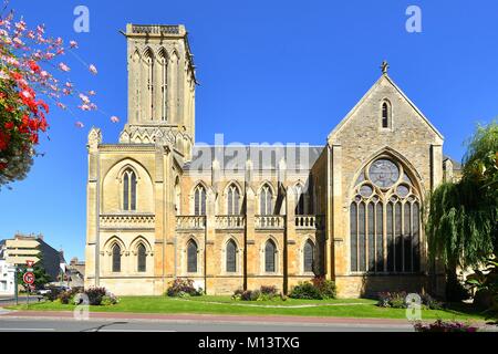 France, Calvados, Pays d'Auge, Villers sur Mer, église St Martin Banque D'Images