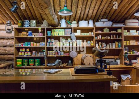 Canada, Province de Québec, Région de l'Abitibi-Témiscamingue, Rouyn-Noranda, Magasin Général Dumulon, Historique et site du patrimoine mondial Banque D'Images
