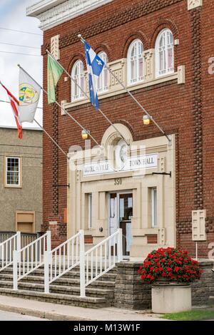 Canada, Province de Québec, Outaouais, région du Pontiac, Shawville, Hôtel de Ville Banque D'Images