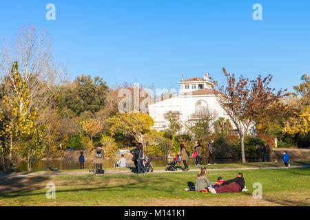 France, Bouches du Rhône, Marseille, parc Borély en automne Banque D'Images