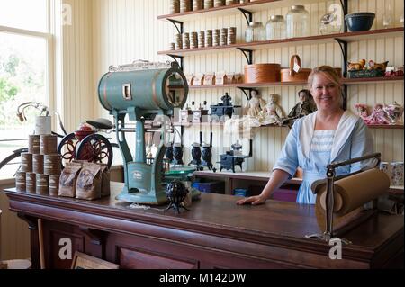 Canada, Nouveau-Brunswick, Caraquet, Arcadian village historique, les loisirs de la vie acadienne de 1770 à 1939 Banque D'Images