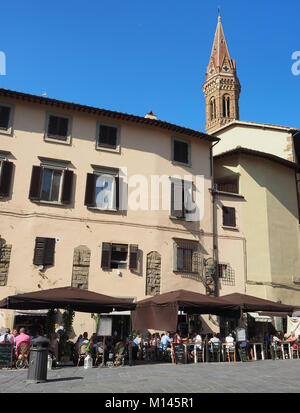 L'Europe,Italie,Toscane,Florence,Bar,restaurant dans la vieille ville Banque D'Images
