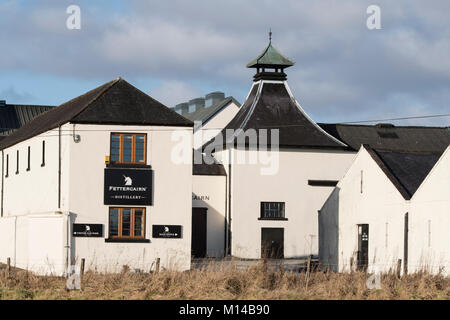 Distillerie Fettercairn, Aberdeenshire Banque D'Images