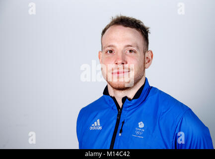 Sam Blanchett lors d'une séance en kitting à ADIDAS Stockport. ASSOCIATION DE PRESSE Photo. Photo date : mardi, 23 janvier 2018. Crédit photo doit se lire : Tim Goode/PA Wire Banque D'Images