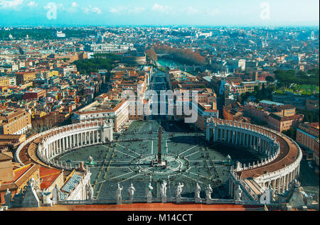 Rome, italien de Saint Peter's Church Banque D'Images