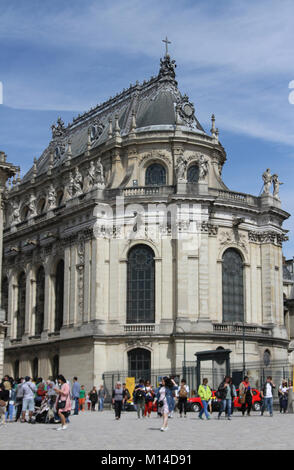 La chapelle royale de Versailles, Château de Versailles, Ile-De-France, France. Banque D'Images