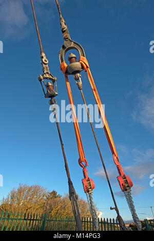 L'Burghead moyen et long wave radio site de transmission et antennes du Morayshire Grampian Ecosse UK. Banque D'Images