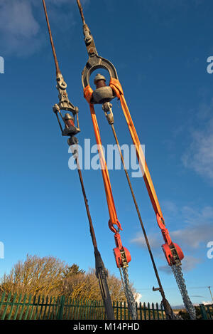 L'Burghead moyen et long wave radio site de transmission et antennes du Morayshire Grampian Ecosse UK. Banque D'Images