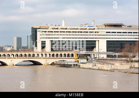 Le ministère français des finances de Bercy à Paris Banque D'Images