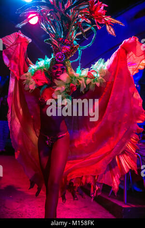 Performances cabaret Tropicana à La Havane, Cuba Banque D'Images