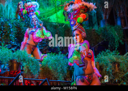 Performances cabaret Tropicana à La Havane, Cuba Banque D'Images