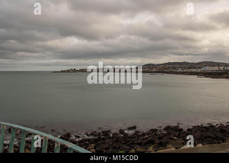 Une vue de la Baie d'Écossais et Sandycove, Dublin en Irlande. Banque D'Images