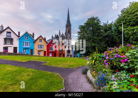 L'église cathédrale de saint Colman, généralement connu comme la cathédrale de Cobh, est une cathédrale catholique romaine à Cobh, Irlande. C'est l'église cathédrale de la Banque D'Images