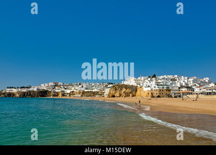 Albufeira en hiver, de l'Algarve, Portugal Banque D'Images