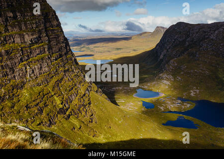 Ben Mor Coigach, un Fhidlheir Sgurr Banque D'Images