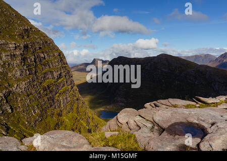 Ben Mor Coigach, un Fhidlheir Sgurr Banque D'Images