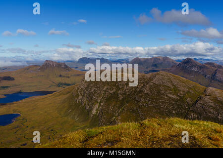 Ben Mor Coigach, un Fhidlheir Sgurr Banque D'Images