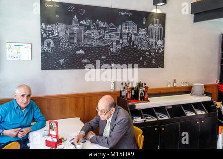 Buenos Aires Argentina, Recoleta, Babieca Parrilla al Carbon, restaurant restaurants cuisine repas manger dehors café cafés bistrot, intérieur, salle à manger, tabl Banque D'Images