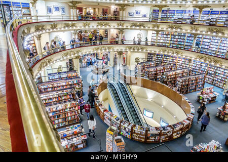 Buenos Aires Argentina,Barrio Norte,El Ateneo Grand Splendid librairie livres, shopping shopper shoppers magasins marché marchés acheter se Banque D'Images