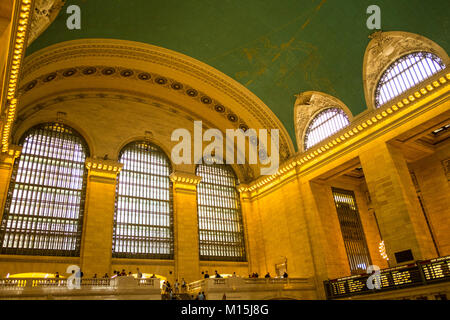 L'intérieur du fameux Grand Terminus Central à New York Banque D'Images