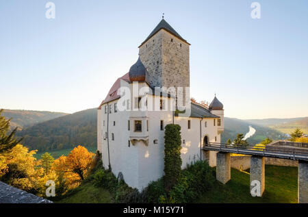 Prunn,Château,Altmühl près de l'Altmühltal Riedenburg,,Basse Bavière,Bavière, Allemagne Banque D'Images