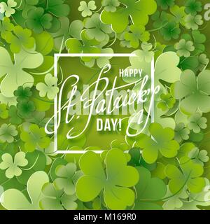 Saint Patricks Day Card Illustration de Vecteur