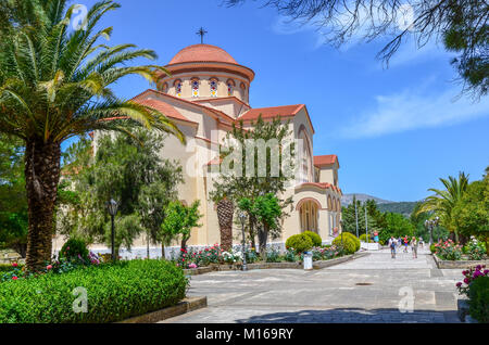 Le monastère de Agios Gerasimos sur Kefalonia Banque D'Images