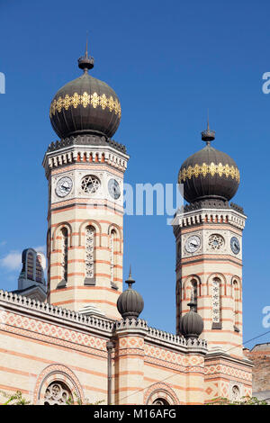 Grande Synagogue de la rue Dohany Utca, Pest, Budapest, Hongrie Banque D'Images