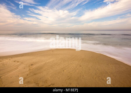 Scène côtière tôt le matin. La Jolla, Californie, USA. Banque D'Images