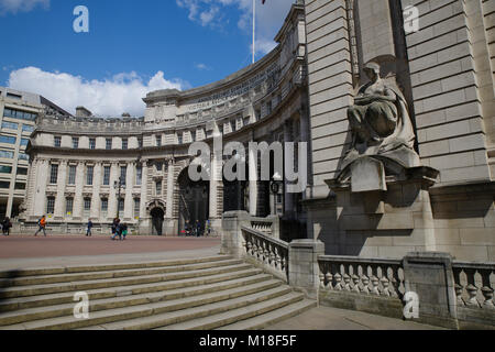 Admiralty Arch, Central London, Angleterre, Royaume-Uni, Banque D'Images