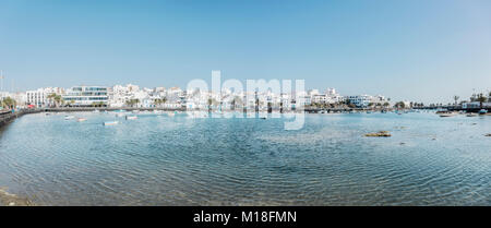 Lac Intérieur Charco de San Ginés, Arrecife Lanzarote,Espagne, Banque D'Images