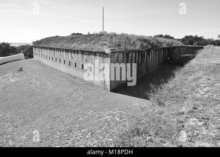 Une ancienne forteresse à Pensacola construit initialement par les Espagnols puis mis par les Américains. Banque D'Images