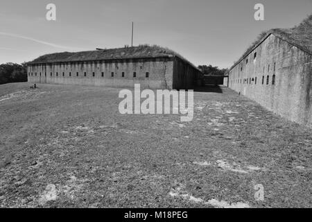 Une ancienne forteresse à Pensacola construit initialement par les Espagnols puis mis par les Américains. Banque D'Images