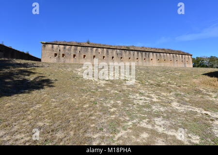 Une ancienne forteresse à Pensacola construit initialement par les Espagnols puis mis par les Américains. Banque D'Images