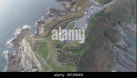 Drone abattu de Le Château de Pendennis à Falmouth, Cornwall Banque D'Images