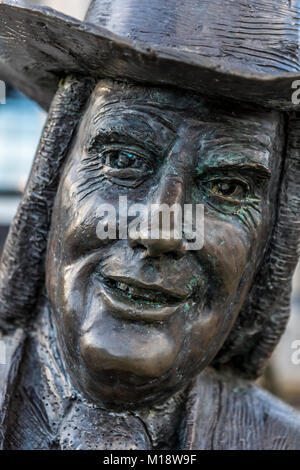 Statue de William Penn, Millennium Place, Bristol, UK Banque D'Images