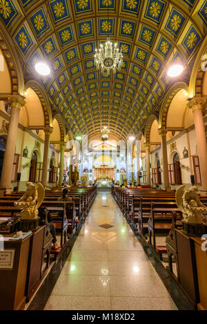 Bangkok , Thaïlande - 25 janvier, 2018 : église de Santa Cruz church Banque D'Images