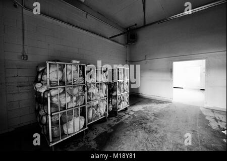 C'est l'une des nombreuses photos que j'ai prises à l'intérieur, après le Sudbury St. Joseph's Health Centre (l'ancien hôpital général) a fermé ses portes Banque D'Images