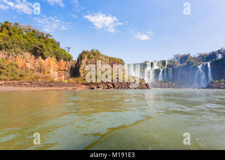 Paysage du Parc National des chutes d'Iguazu, Argentine. Site du patrimoine mondial. Voyage d'aventure en Amérique du Sud Banque D'Images