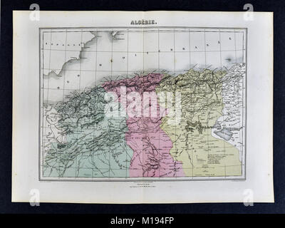 1877 Migeon Site - Algérie - Barbary Coast - Afrique du Nord Banque D'Images