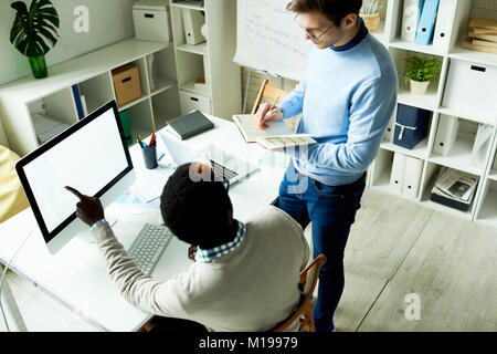 Équipe de développeurs Web Banque D'Images