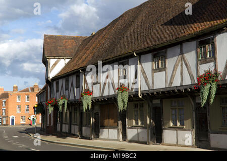 Un coin pittoresque de la ville de Gloucester, Gloucestershire, Severn Vale, UK Banque D'Images