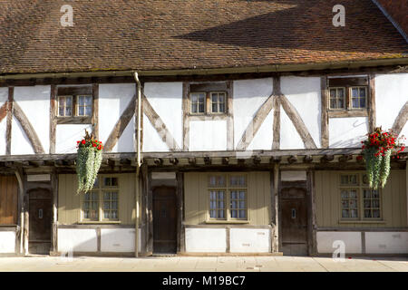 Un coin pittoresque de la ville de Gloucester, Gloucestershire, Severn Vale, UK Banque D'Images