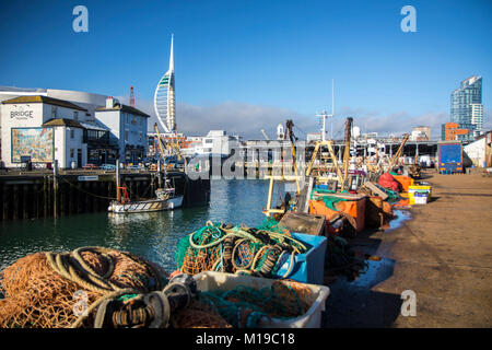 Le port de Portsmouth Banque D'Images