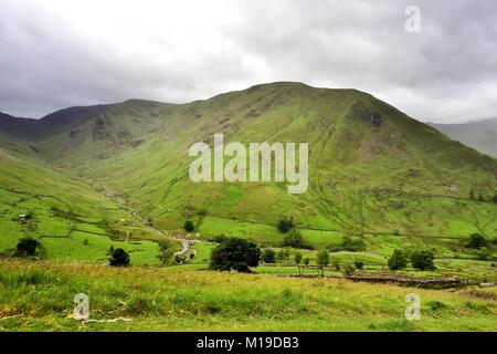 Hartsop Dood ridgeline à caudale Moor Banque D'Images